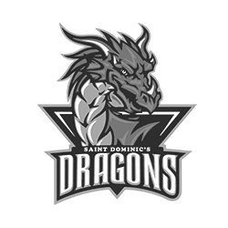 St Dominics Dragons Logo - BW